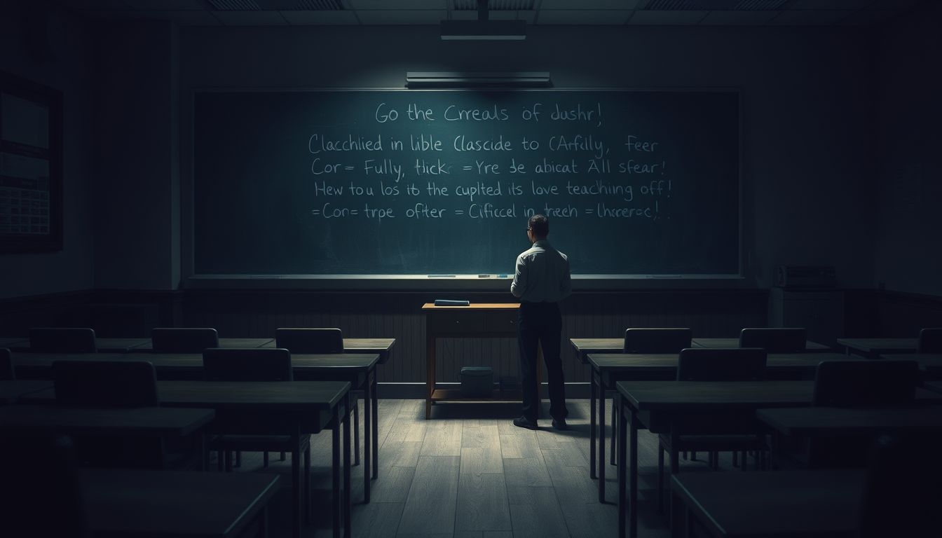 Az álombeli tanítástól való félelem a bizonytalanság jele.