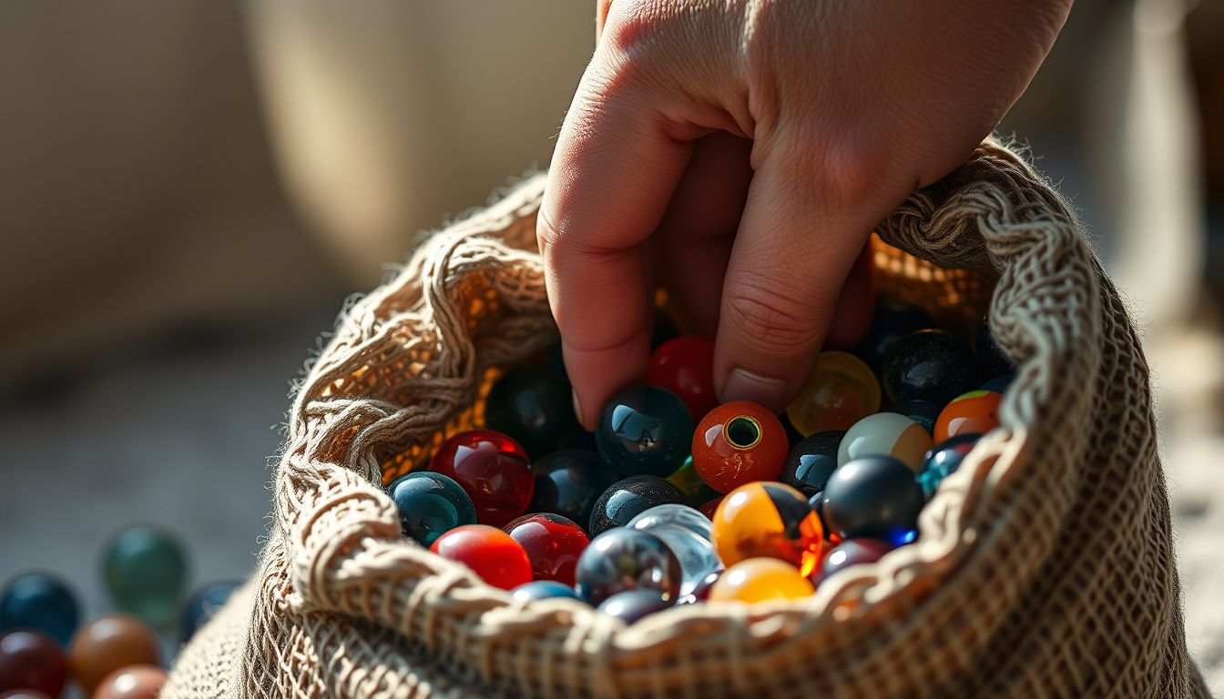 Az álombeli golyók a lehetőségek sokaságát jelképezik.