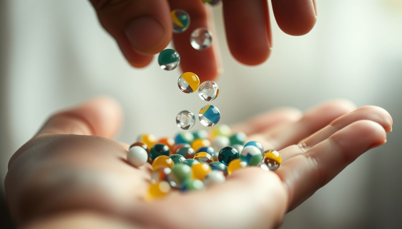 Az elveszített golyók álma veszteségekre és félelmekre utal.