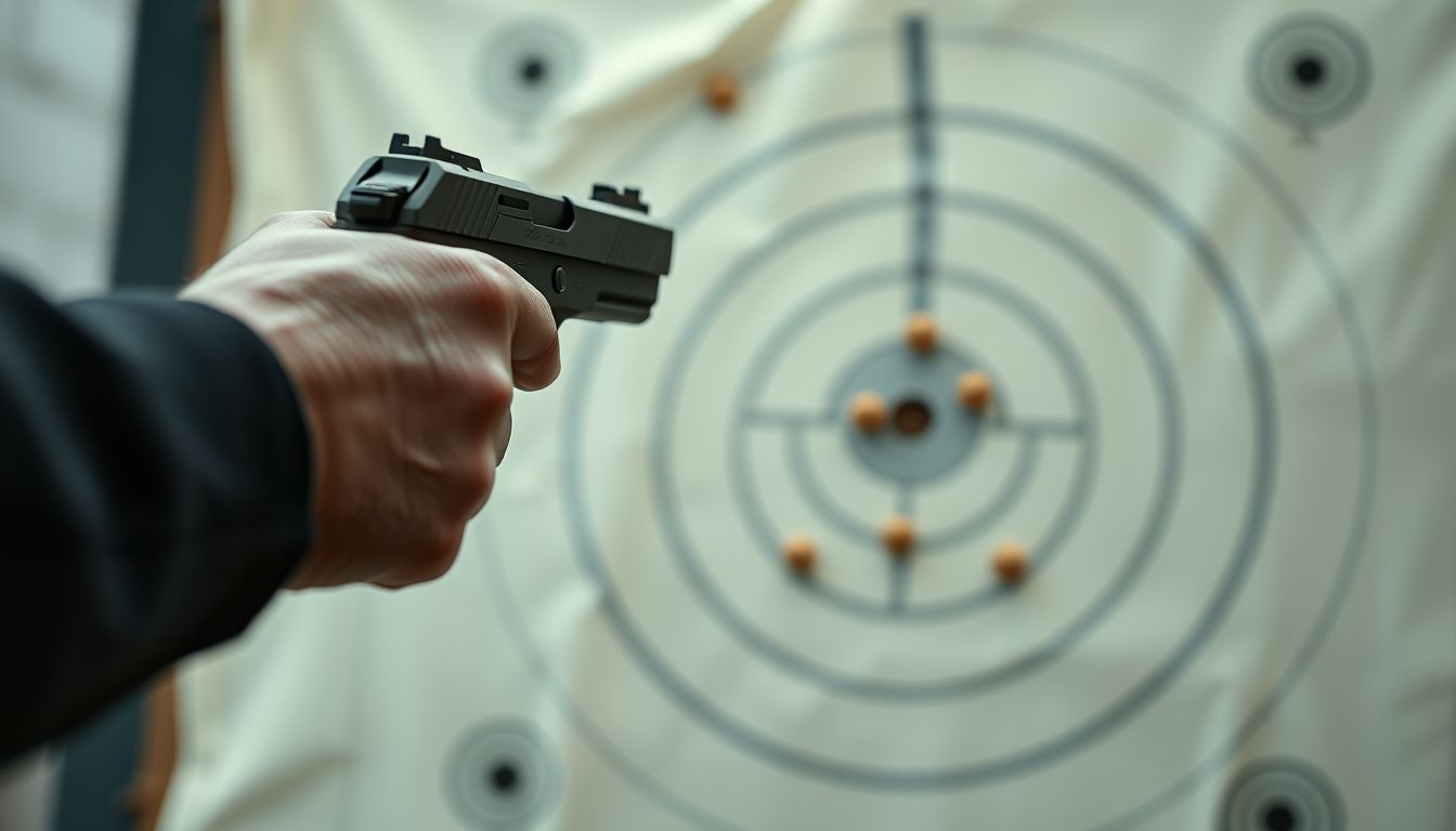 Álomban golyóval célozni a célzott sikert jelenti.