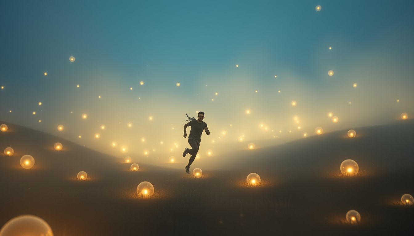 Golyókkal futni álomban a menekülés és félelem jele.