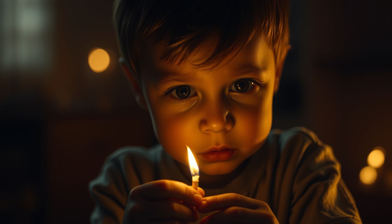 A gyufás gyerek álma a veszélyes kíváncsiság szimbóluma.