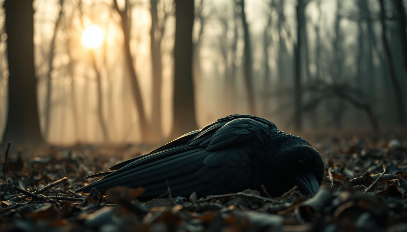 Halott varjú álomban: véget érő régi problémák jele lehet.