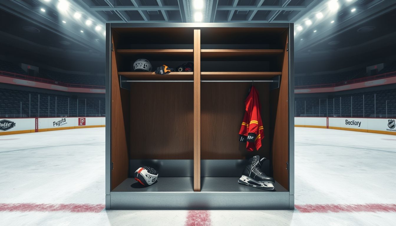 Hiányzó jégkorong felszerelés az önbizalomhiányt jelzi az álomban.