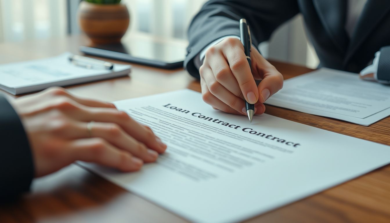 A hitel szerződés álomban anyagi felelősségvállalást jelez.