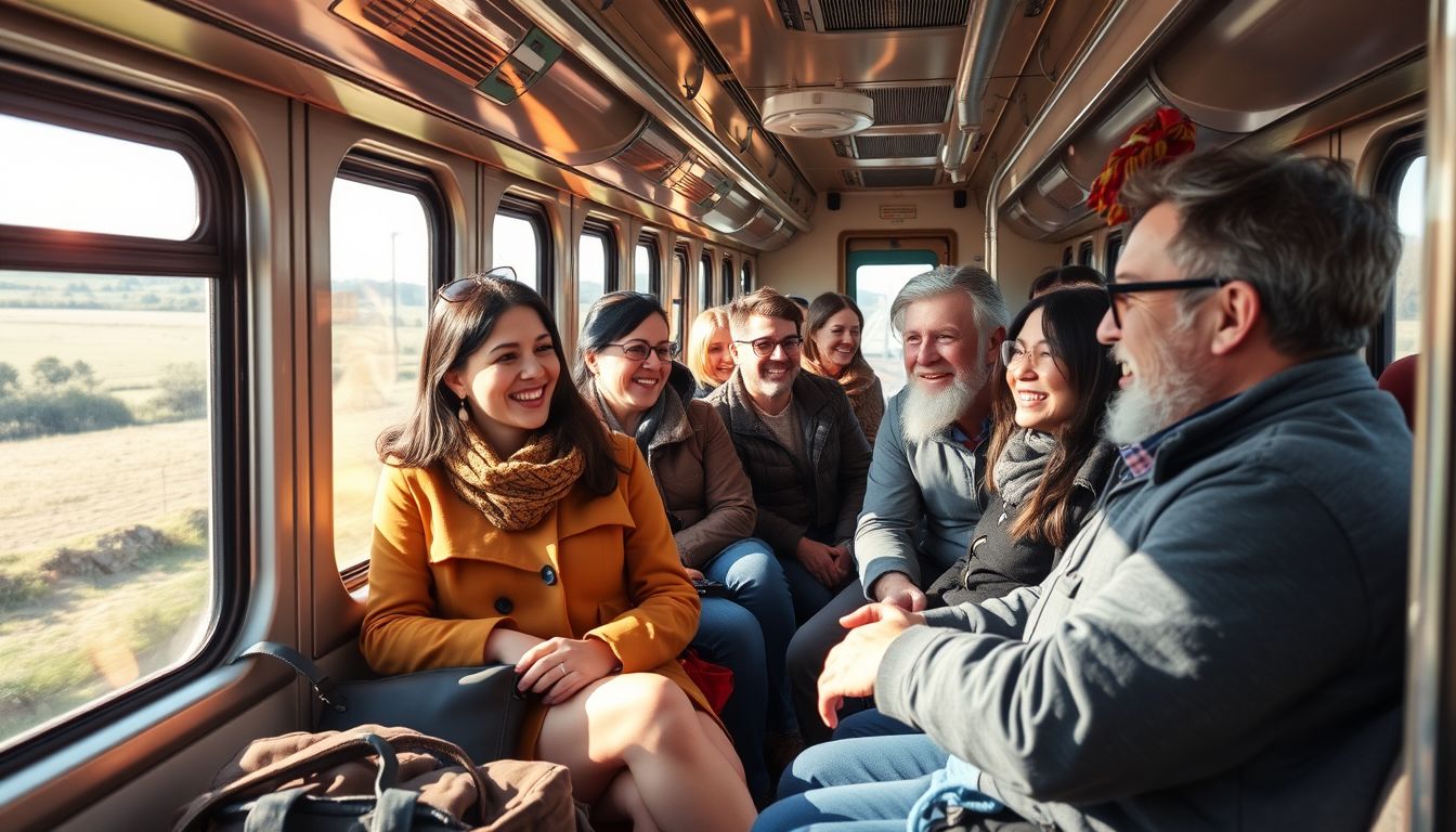 Idegenekkel vonatozva váratlan barátságok és kalandok születnek.