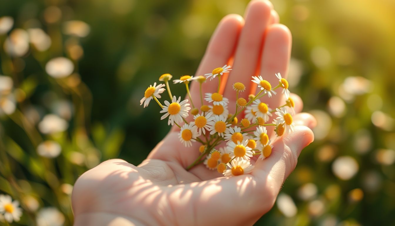 Kamillacsokrot kapni álomban belső harmóniát és gyógyulást jelképez.