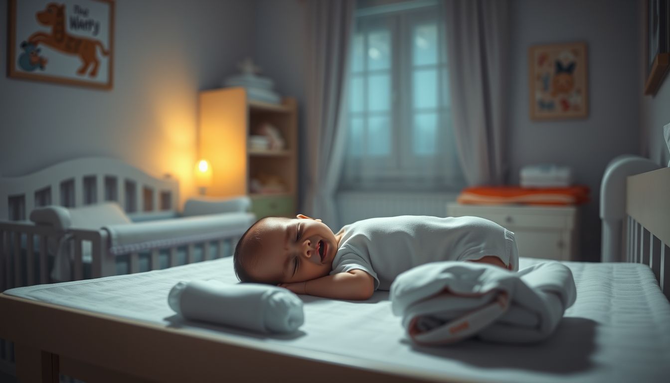 Pelenkázás közbeni sírás álomban a változás jele lehet.