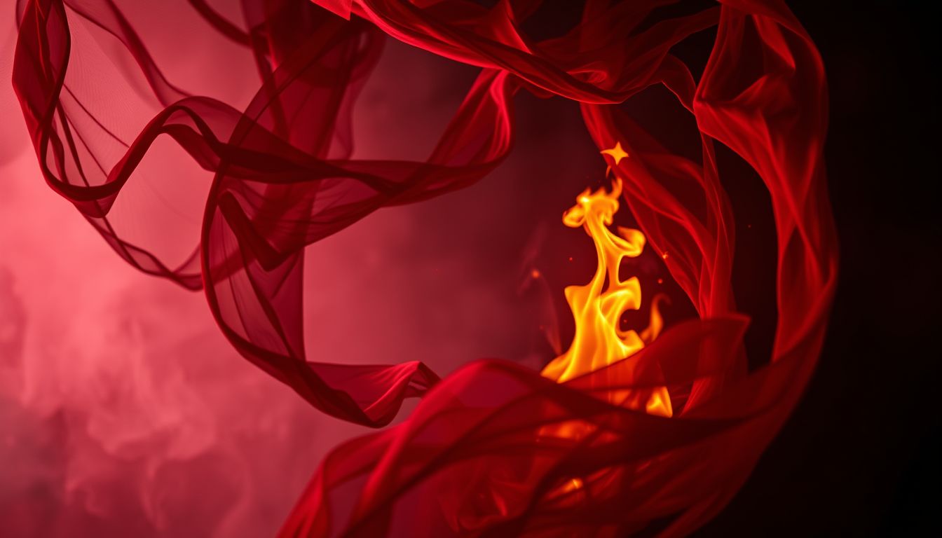 A piros álom szenvedélyt, energiát és figyelmeztetést jelez.