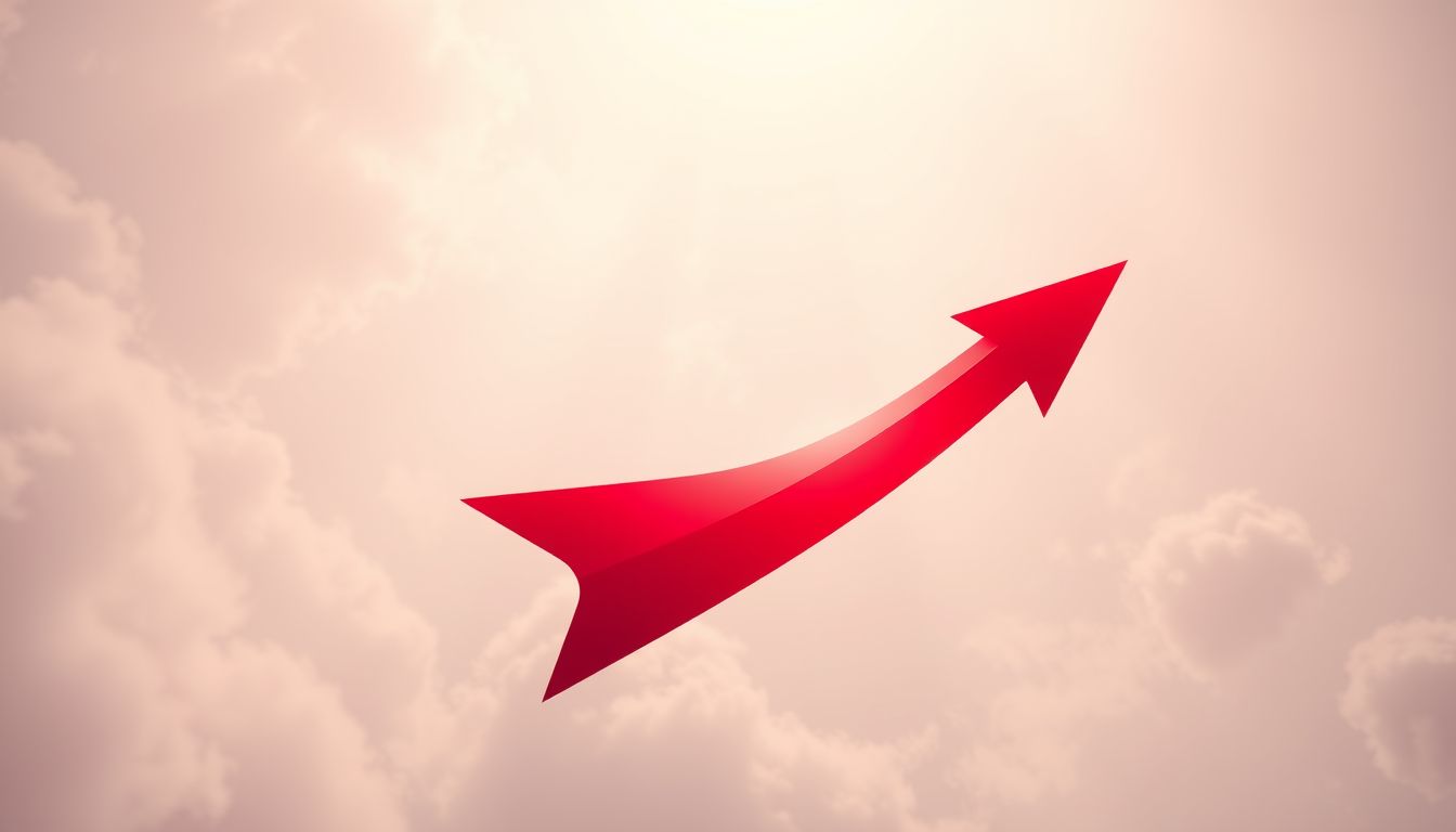 A piros nyíl szenvedélyes vágyakat és fontos döntéseket jelképez.