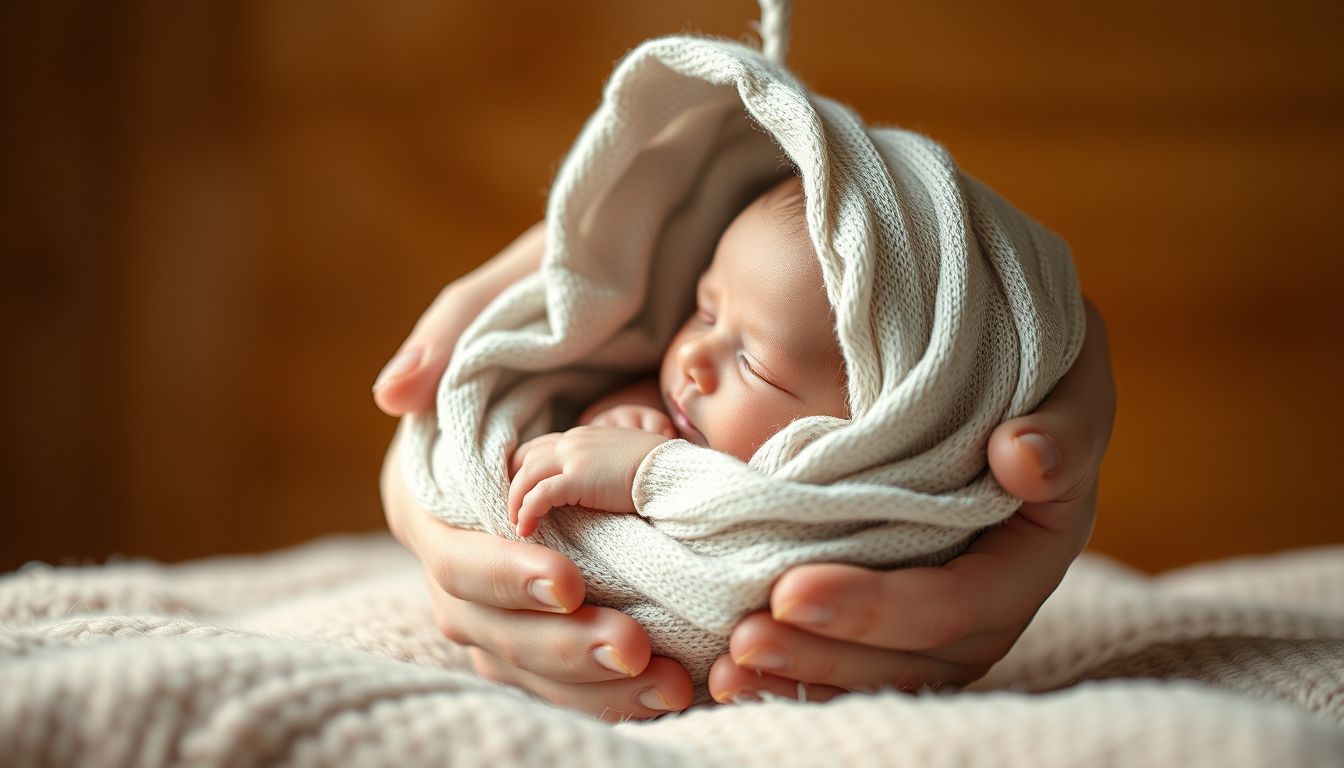 A pólyázott baba leesése a védtelenség és bizonytalanság érzetét jelzi.