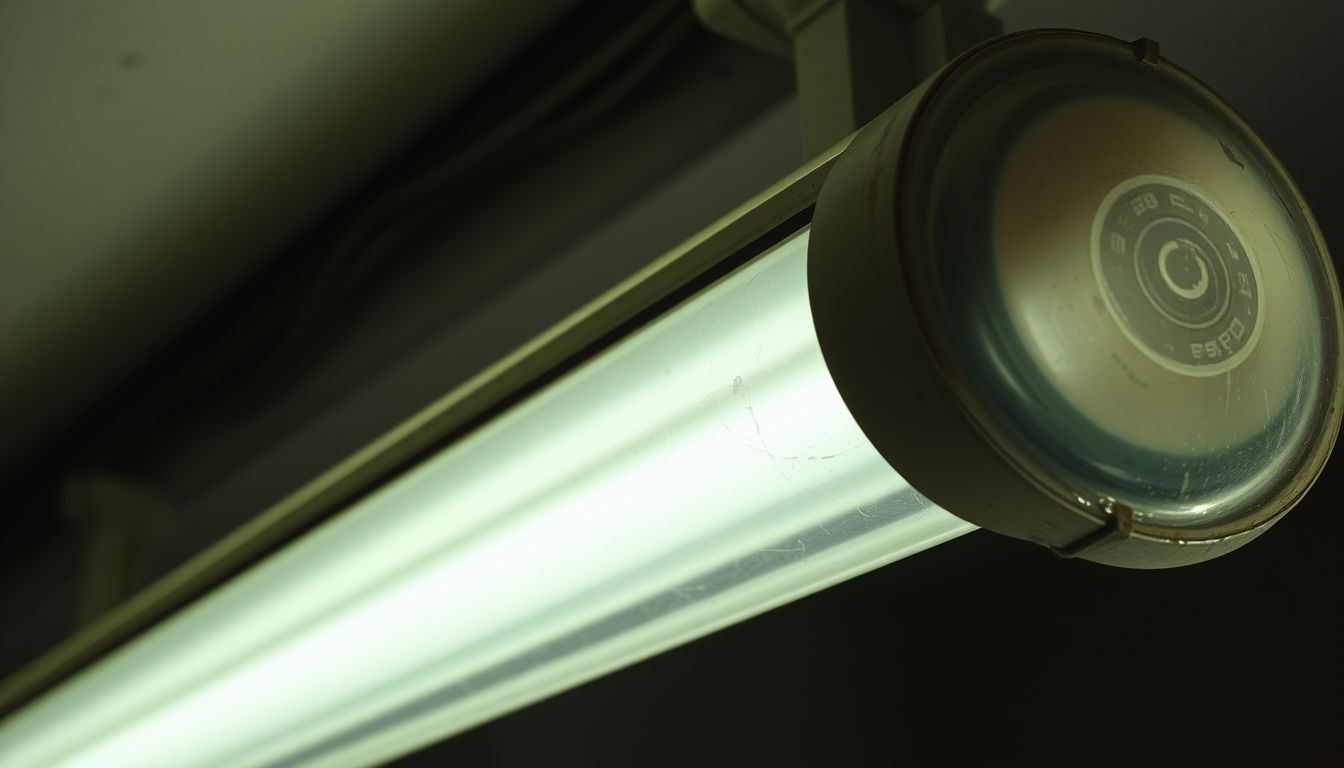 A régi, kopott fénycső álmokban az energia kimerülését jelzi.