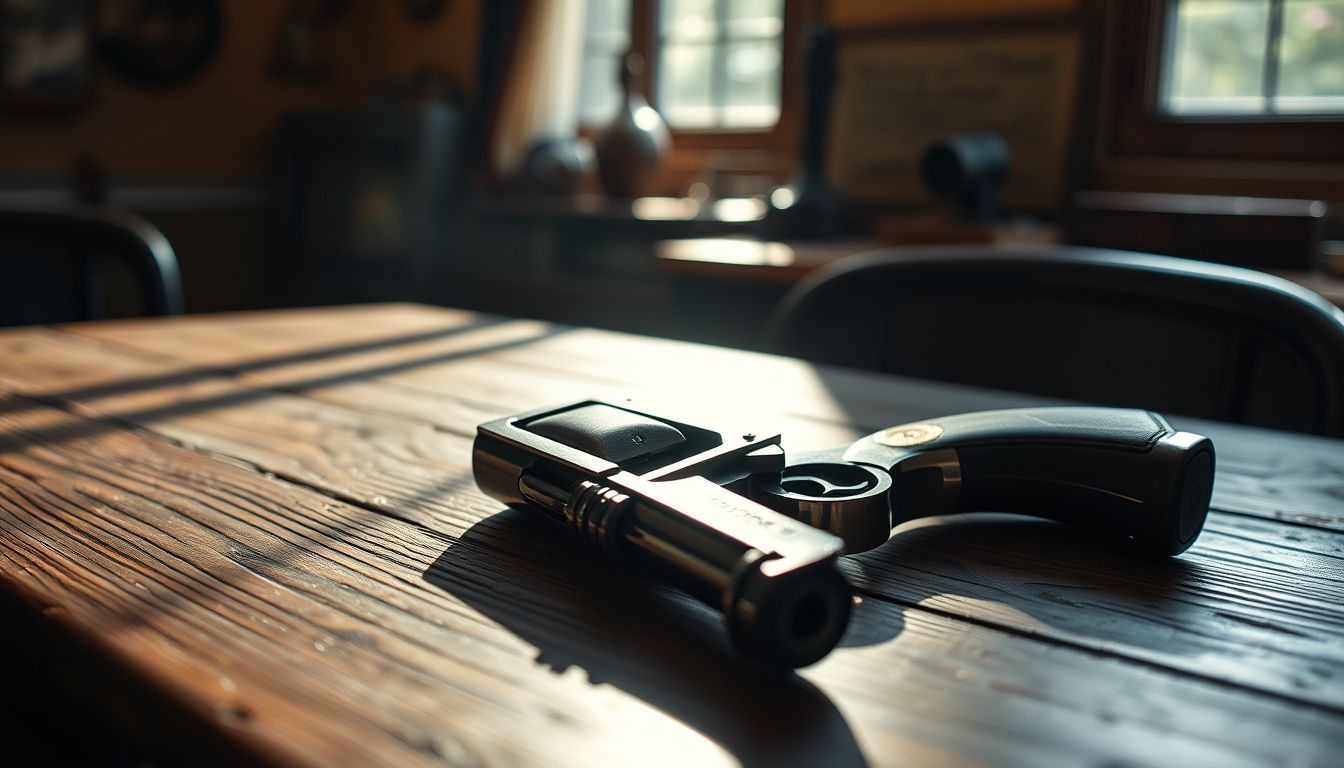 A revolver álomban a hatalom és veszély érzetét jelzi.
