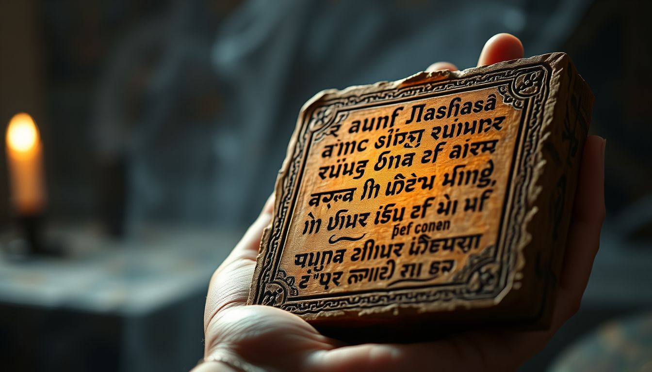 Az álombeli rovásírás titkos üzeneteket és rejtett tudást jelez.