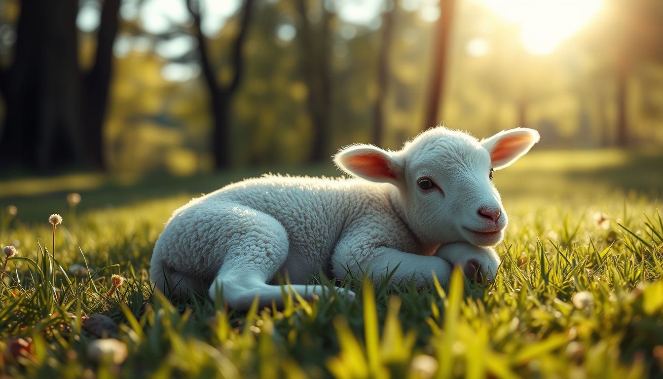 Sérült bárány álma belső sebek és gyógyulás jele lehet.