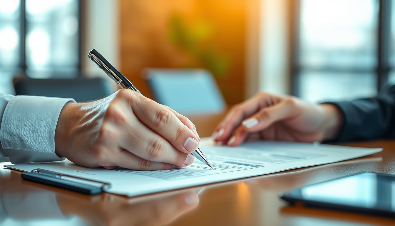 A szerződés aláírása álomban bizalmat és döntést jelképez.