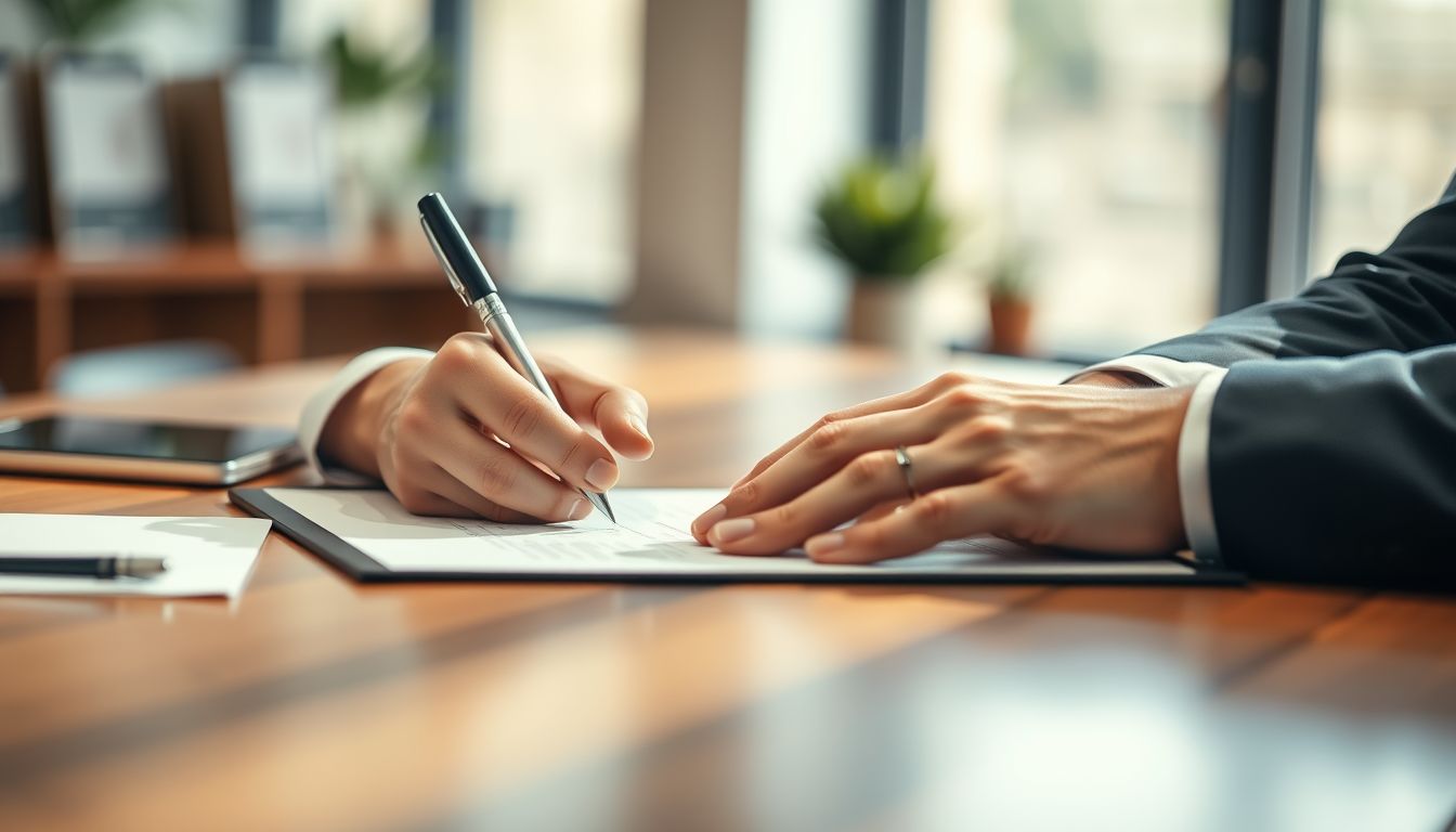 A szerződés megkötése álomban új döntések közelgő jele.