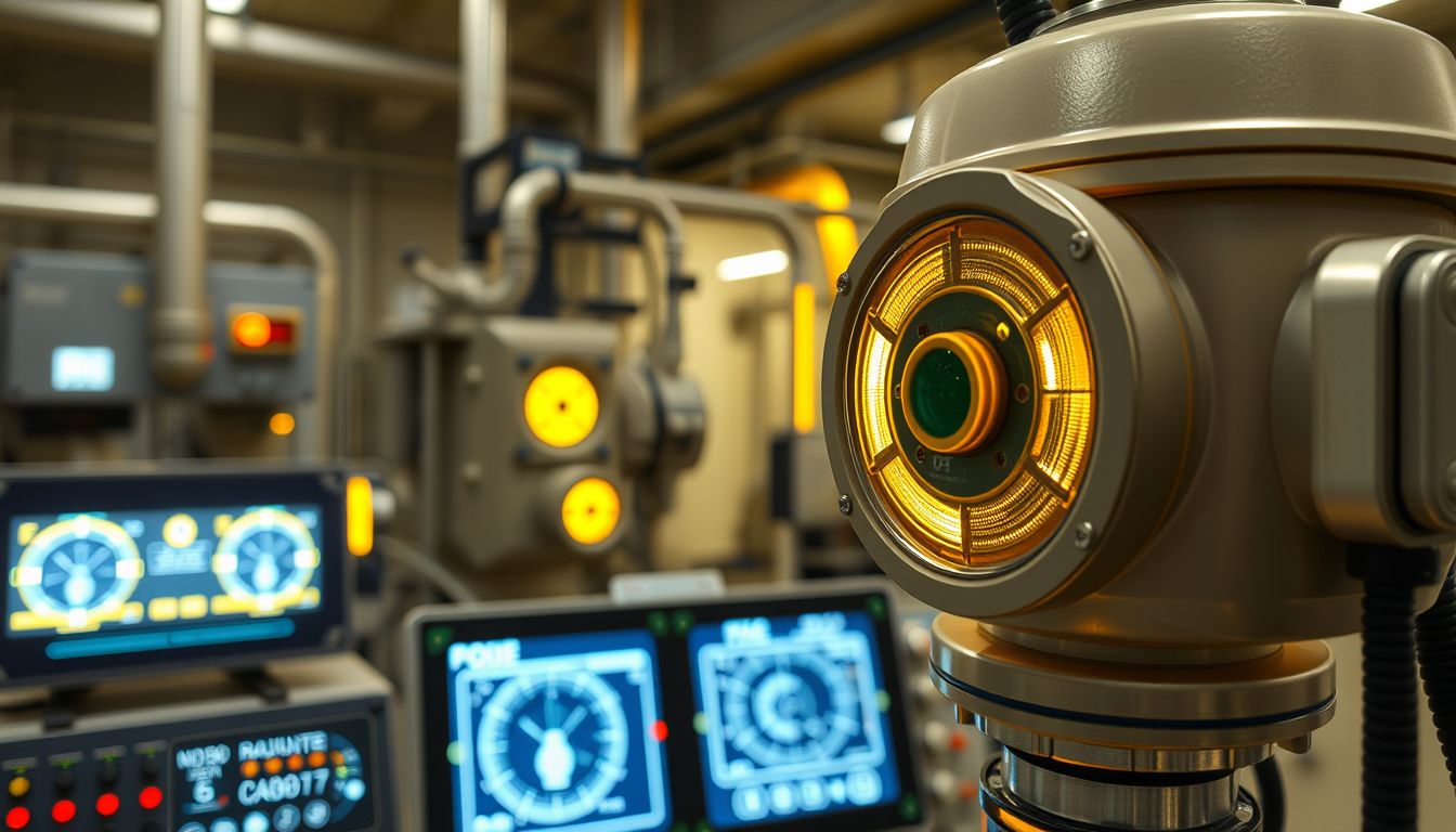 A szivárgó sugárzás érzékelése azonnali veszélyjelzés az atomerőműben.