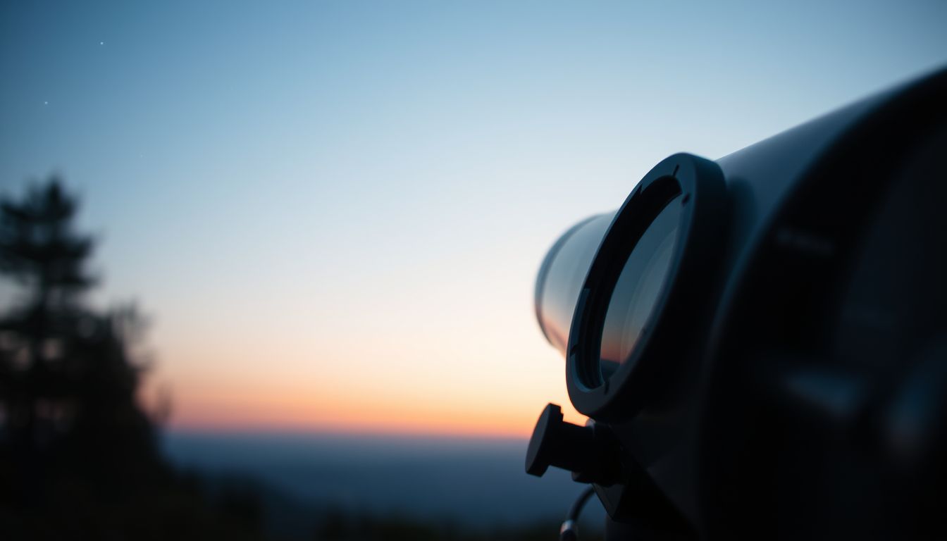 A tiszta távcső álomban az élet tiszta céljait jelzi.