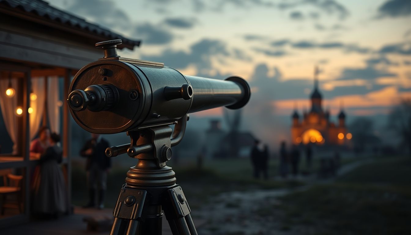 Álmodban távcsővel látni múltat, rejtett titkok tárulnak fel.