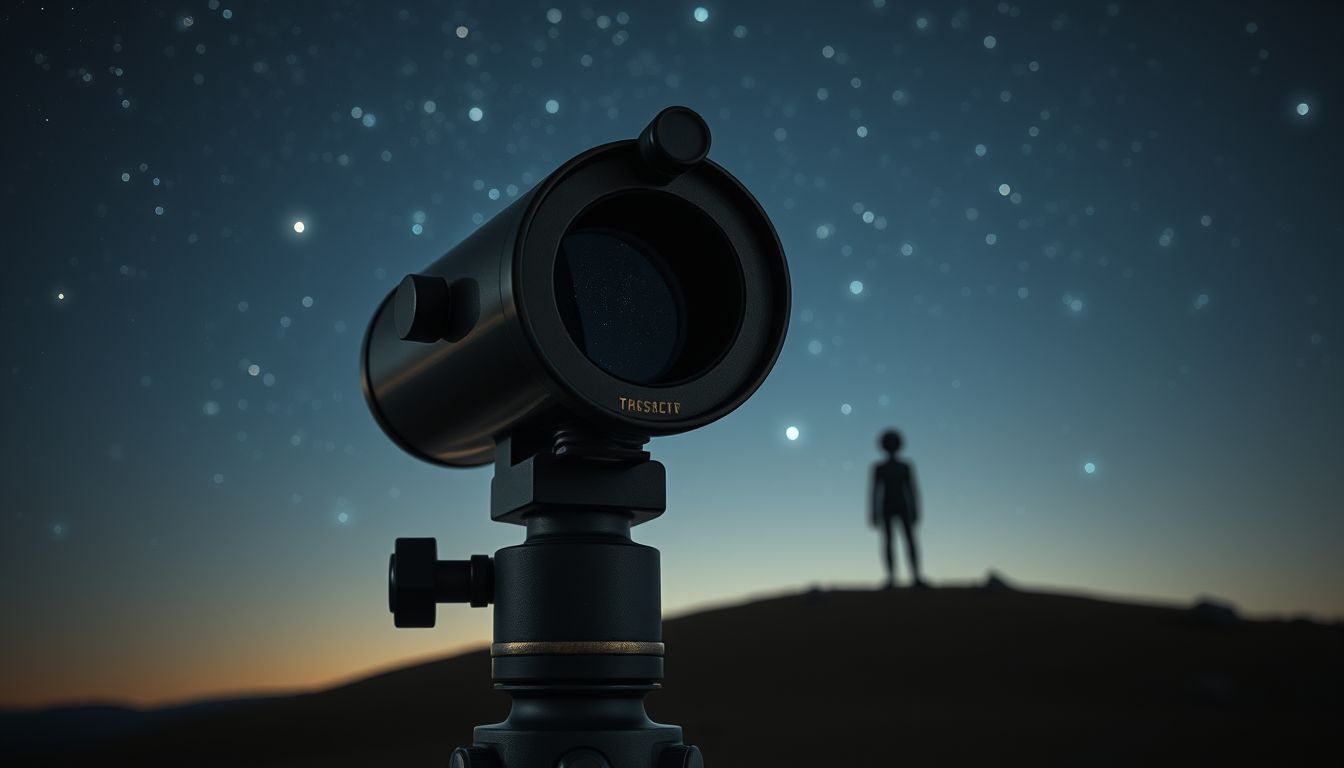 Álomban távcsővel idegent látni új lehetőségeket jelez.