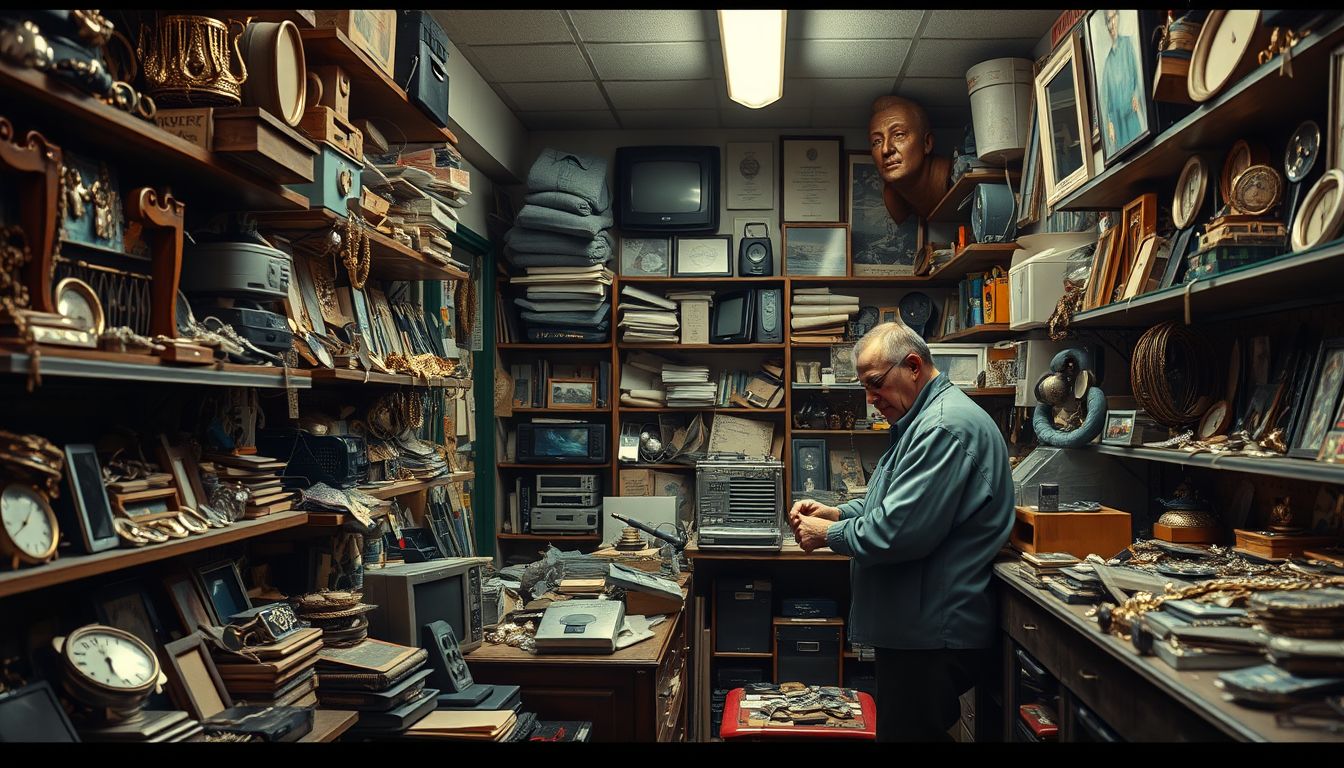 Túlterhelt zálogház álma anyagi terhek és döntéskényszer jele.