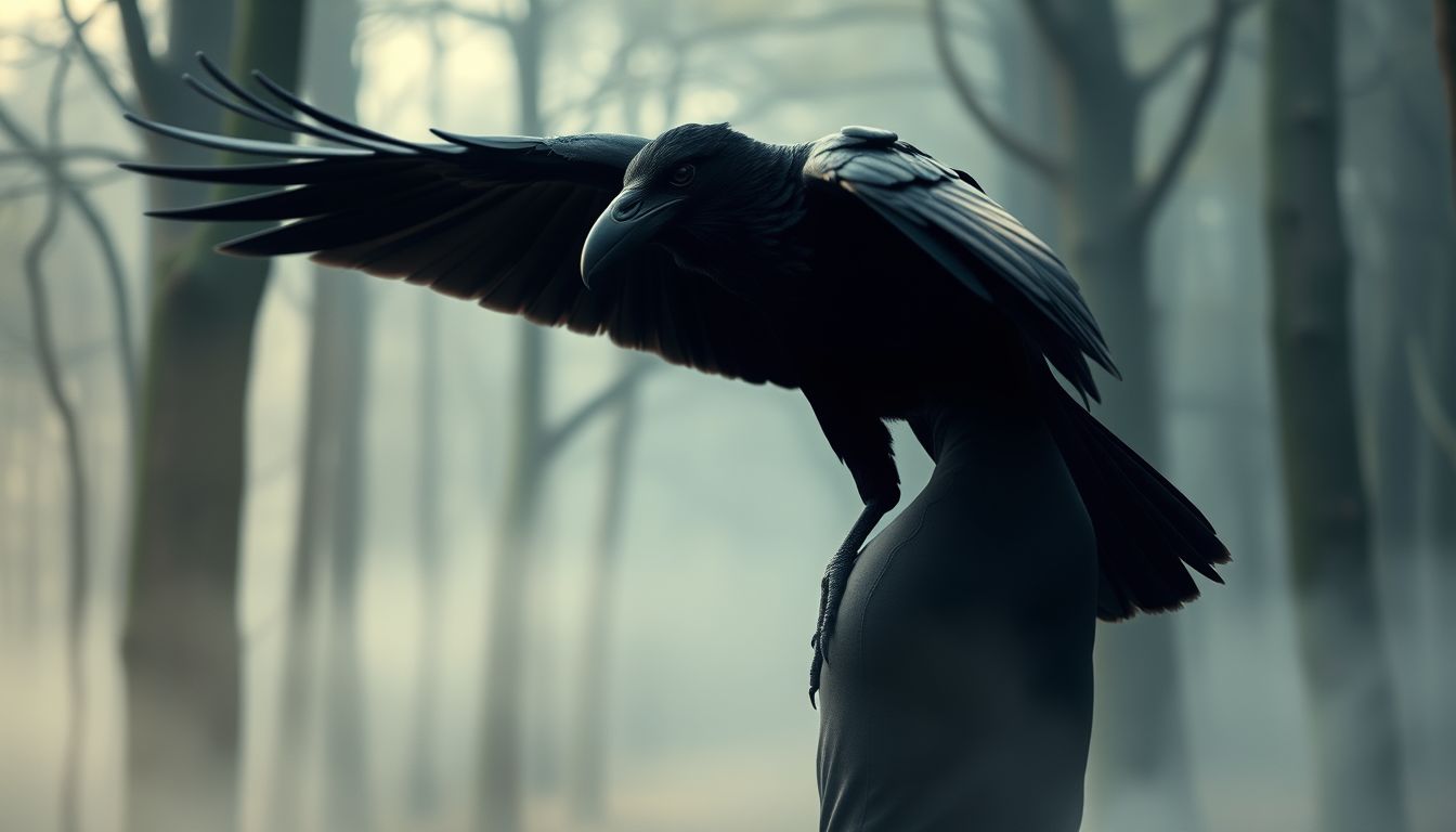 A varjú átalakulása álomban a változás jele lehet.