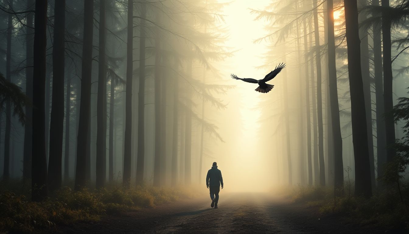 Varjú követése álomban a belső út mutatója lehet.