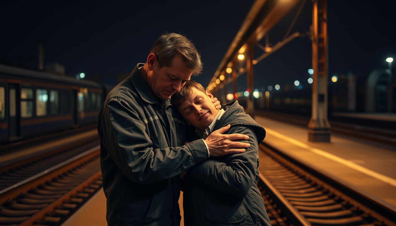 A vasúti munkás álomban támogatást és iránymutatást jelez.