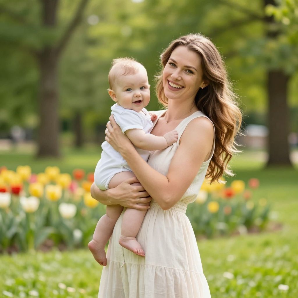 Az álomban fiatal és egészséges mama a boldogság és védelem szimbóluma, a múlt és jövő összefonódásának varázsa.