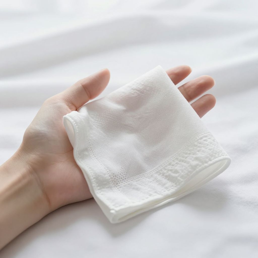 A tiszta, fehér zsebkendő álomban a lélek újjászületését és a tisztánlátás váratlan ajándékát jelzi.