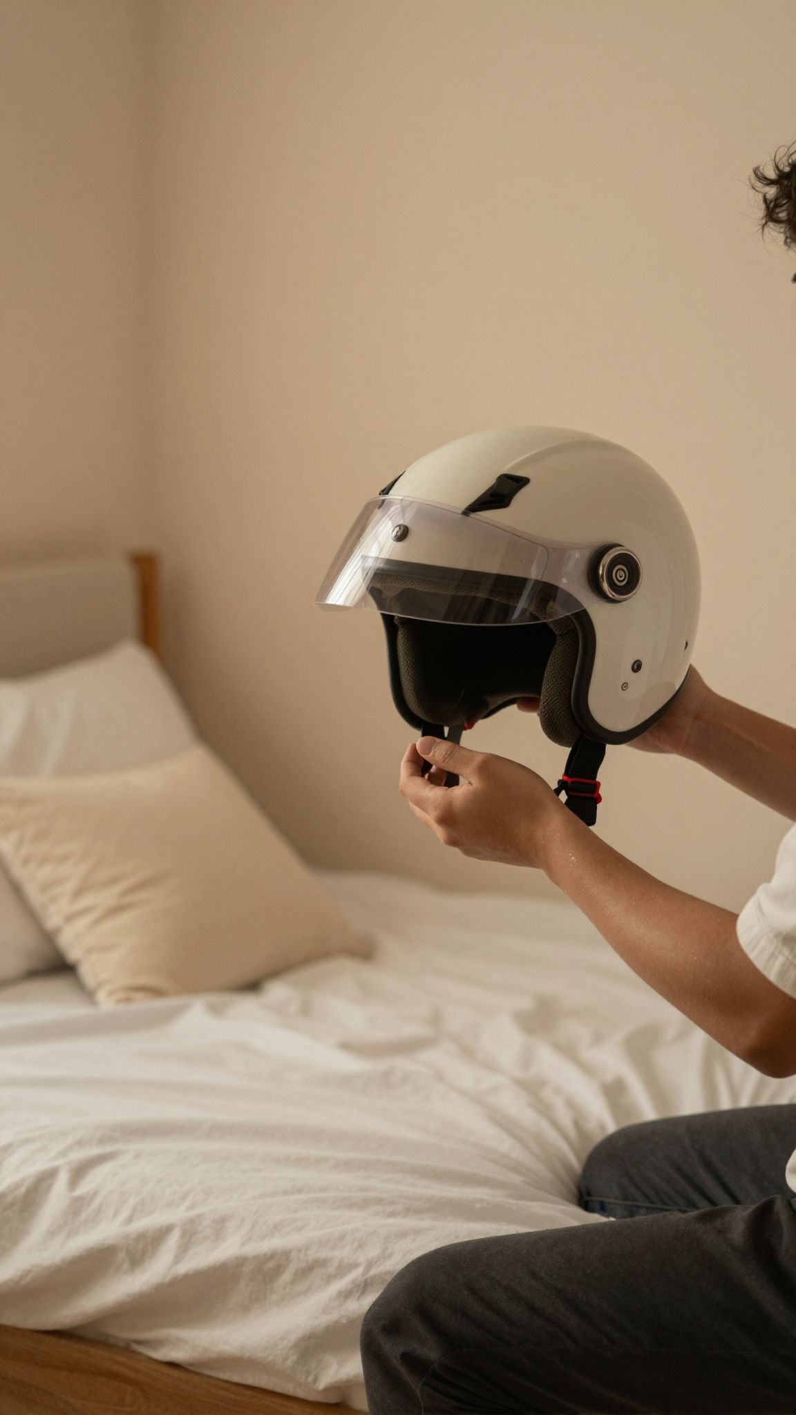 A bukósisak ajándékozása álomban védelmet és új kezdeteket ígér, miközben mély bizalmat szimbolizál a kapcsolatban.