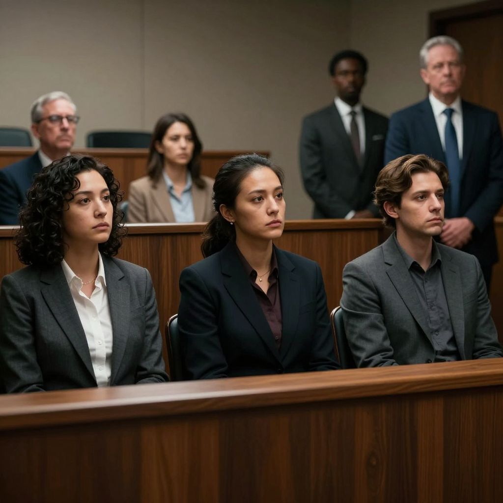 Az idegenekből álló csoport ítélethozatala az álomban a belső bizonytalanság és rejtett félelmek titokzatos tükröződése.