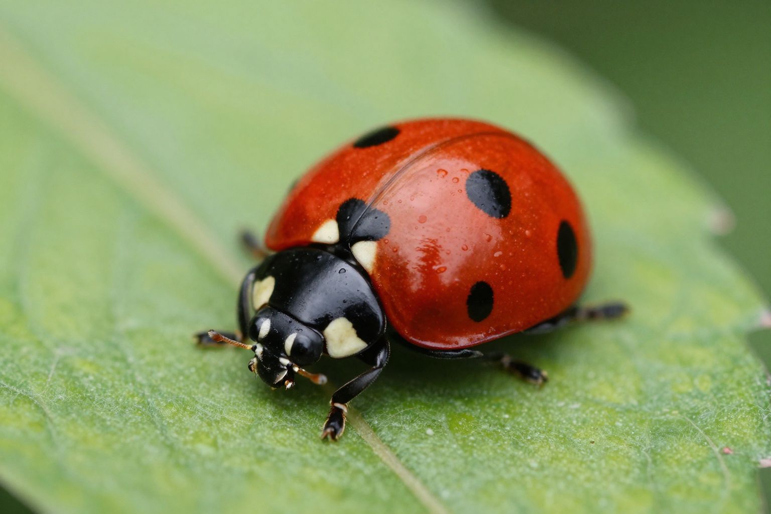 A fekete pöttyök nélküli piros katicabogár az ártatlanság és titkos vágyak misztikus jelképe álmaink mélyén.