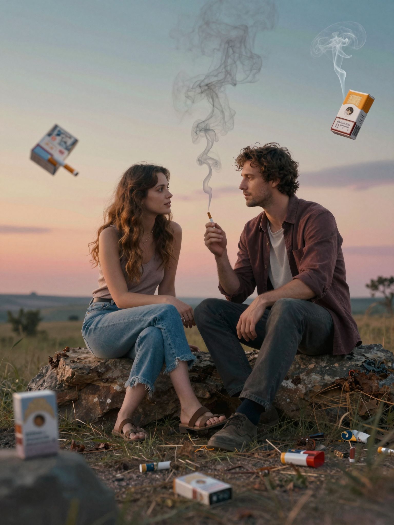 A dohányreklám álomban figyelmeztet, hogy a szenvedélyeink füstbe mennek, ha nem vigyázunk a vágyainkra.