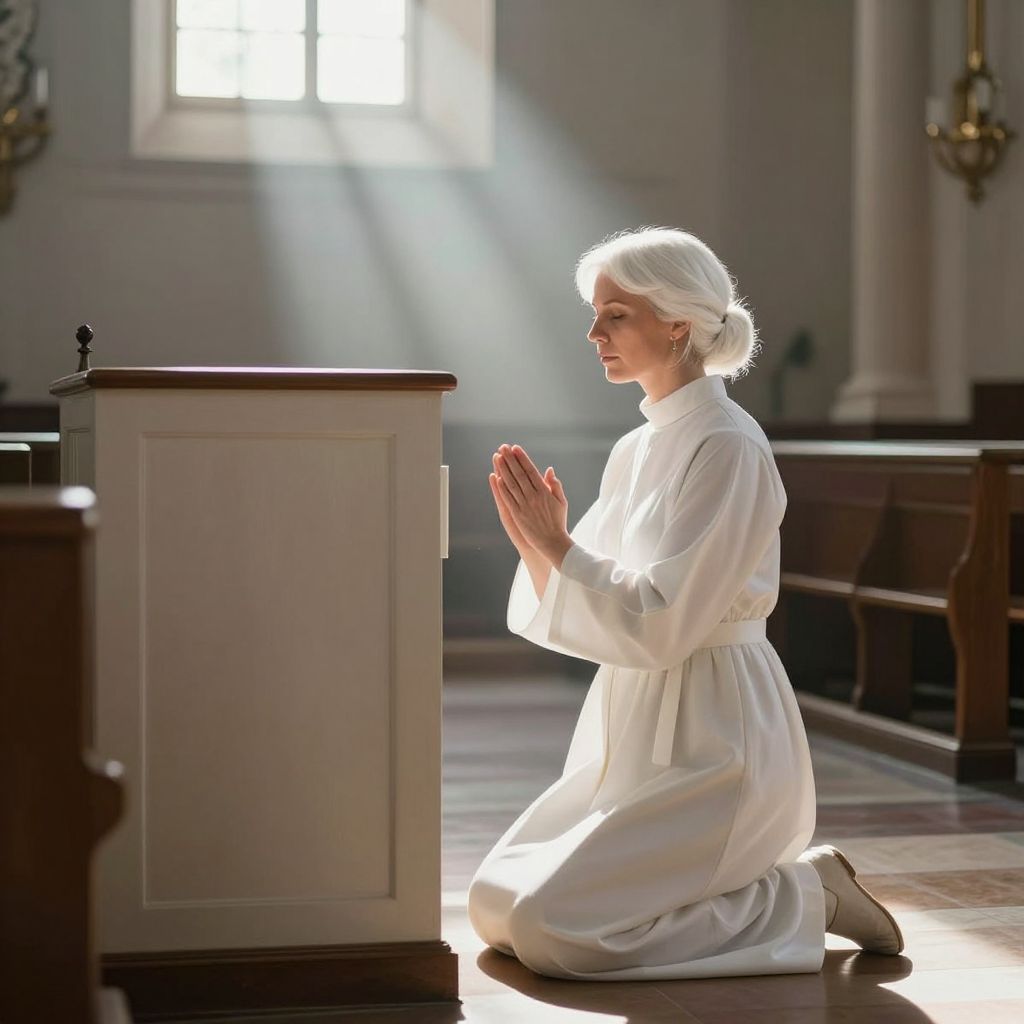 Az álmokban a gyónás utáni megbocsátás mély lelki tisztulást és újrakezdést jelképez, mely belső békét hoz.