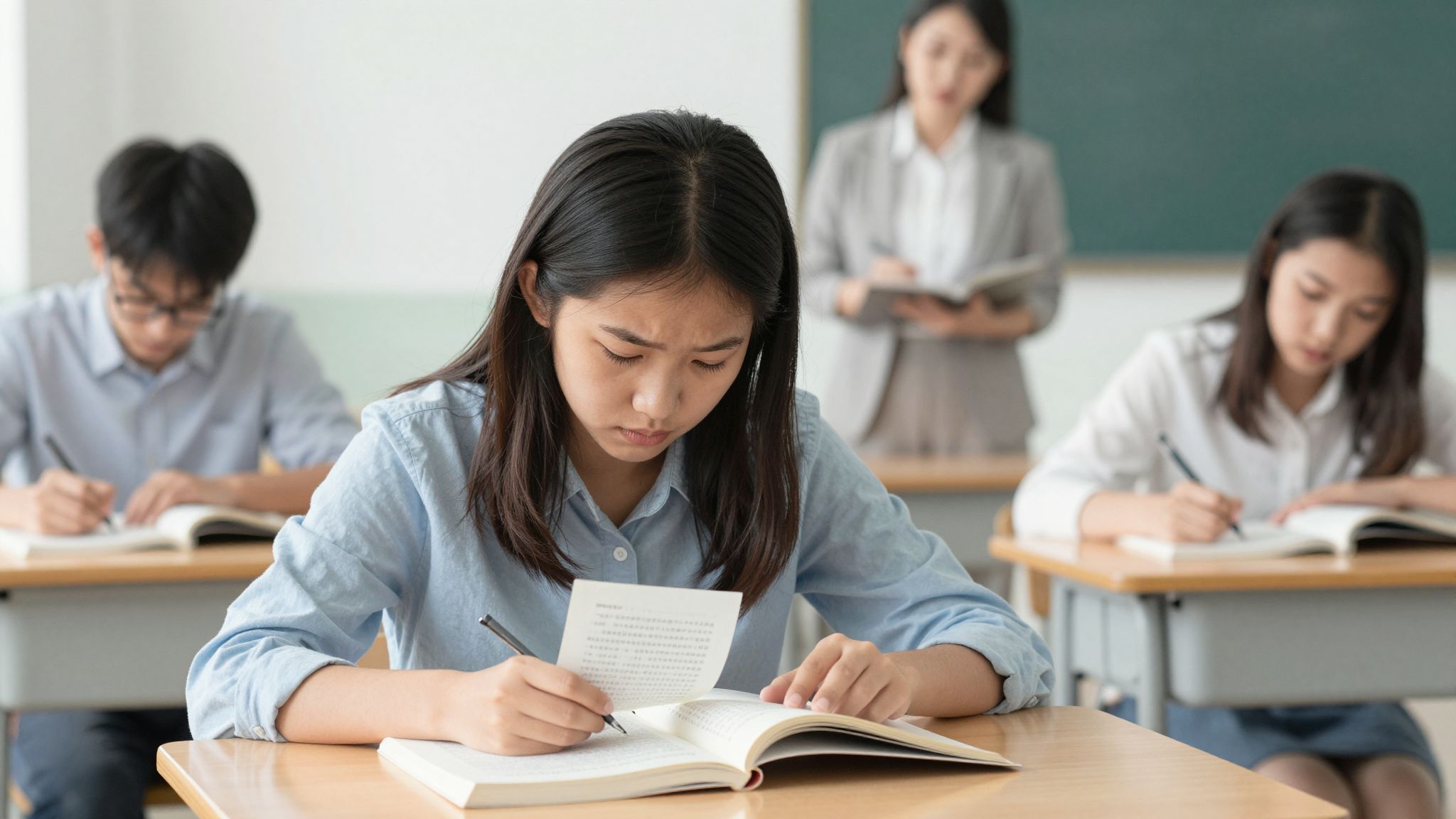 A puskázás álomban az önbizalom törékenységét jelképezi, mely titkos félelmeink mélyére vezet minket.