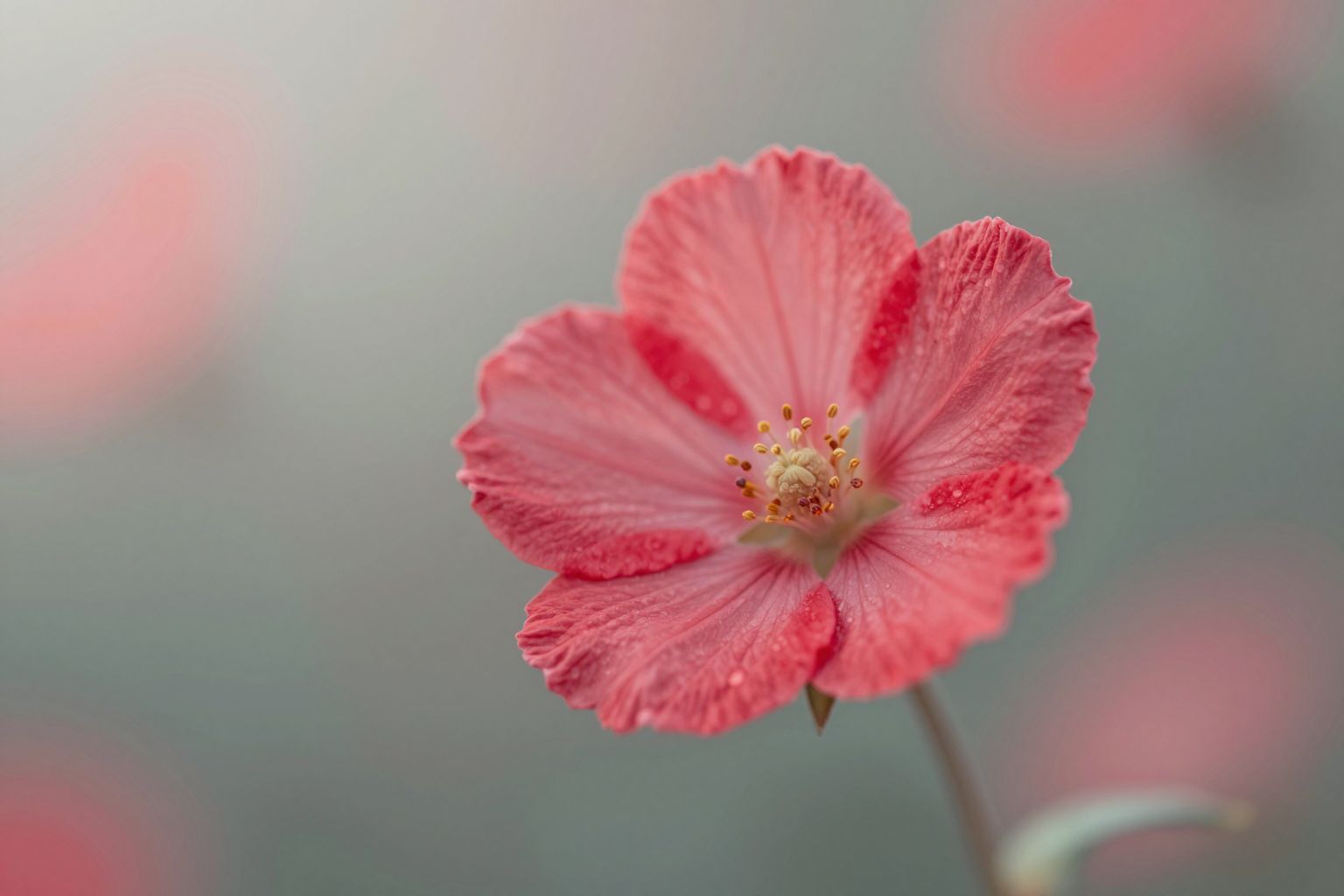 A piros mályva álomban a szenvedély tüzét gyújtja meg, titkos érzelmekre és belső átalakulásra utalva.