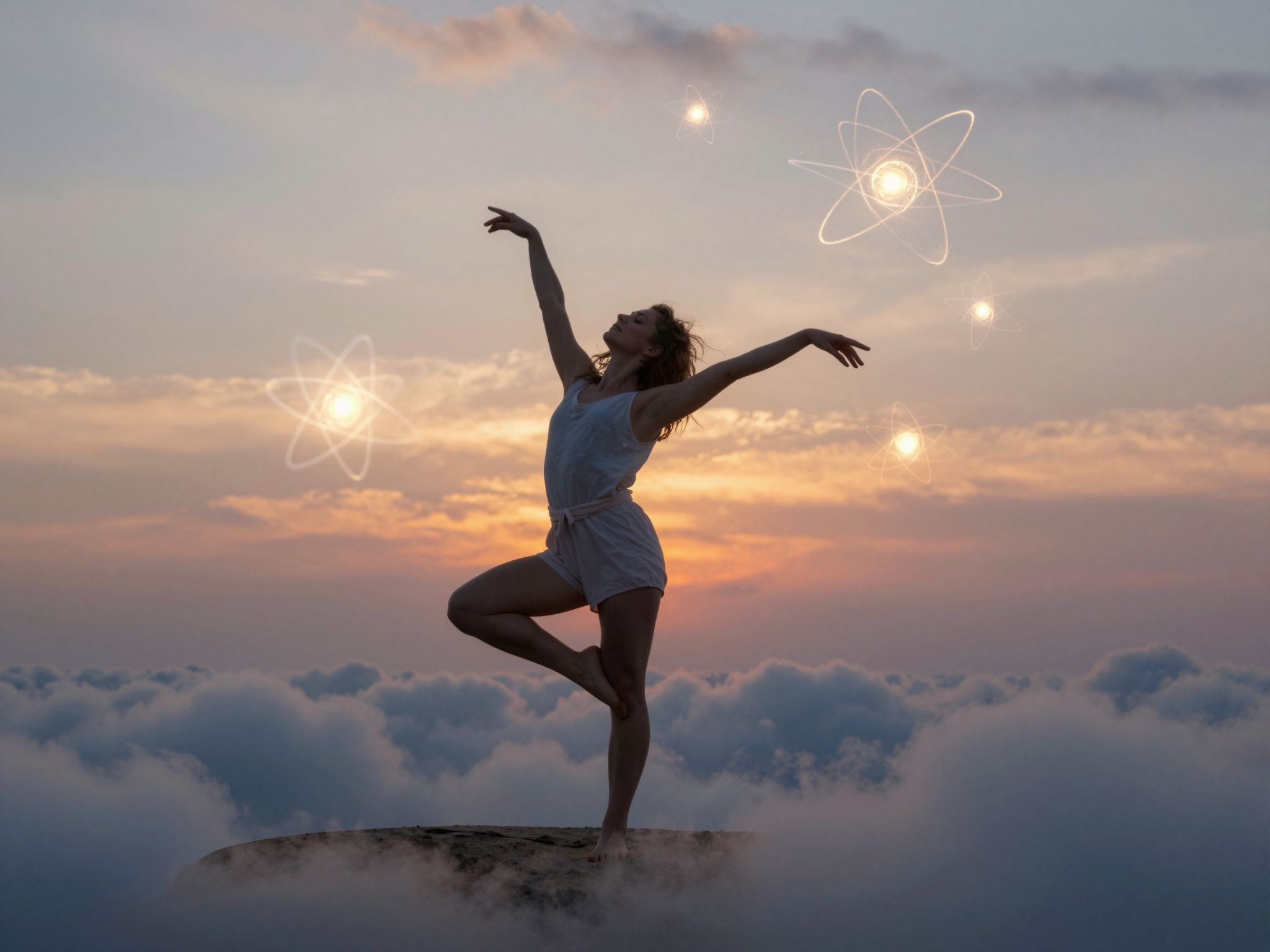 Az atomok tánca a lélek rezgése, ahol az energia és a szabadság együtt teremtik meg az álmaink valóságát.