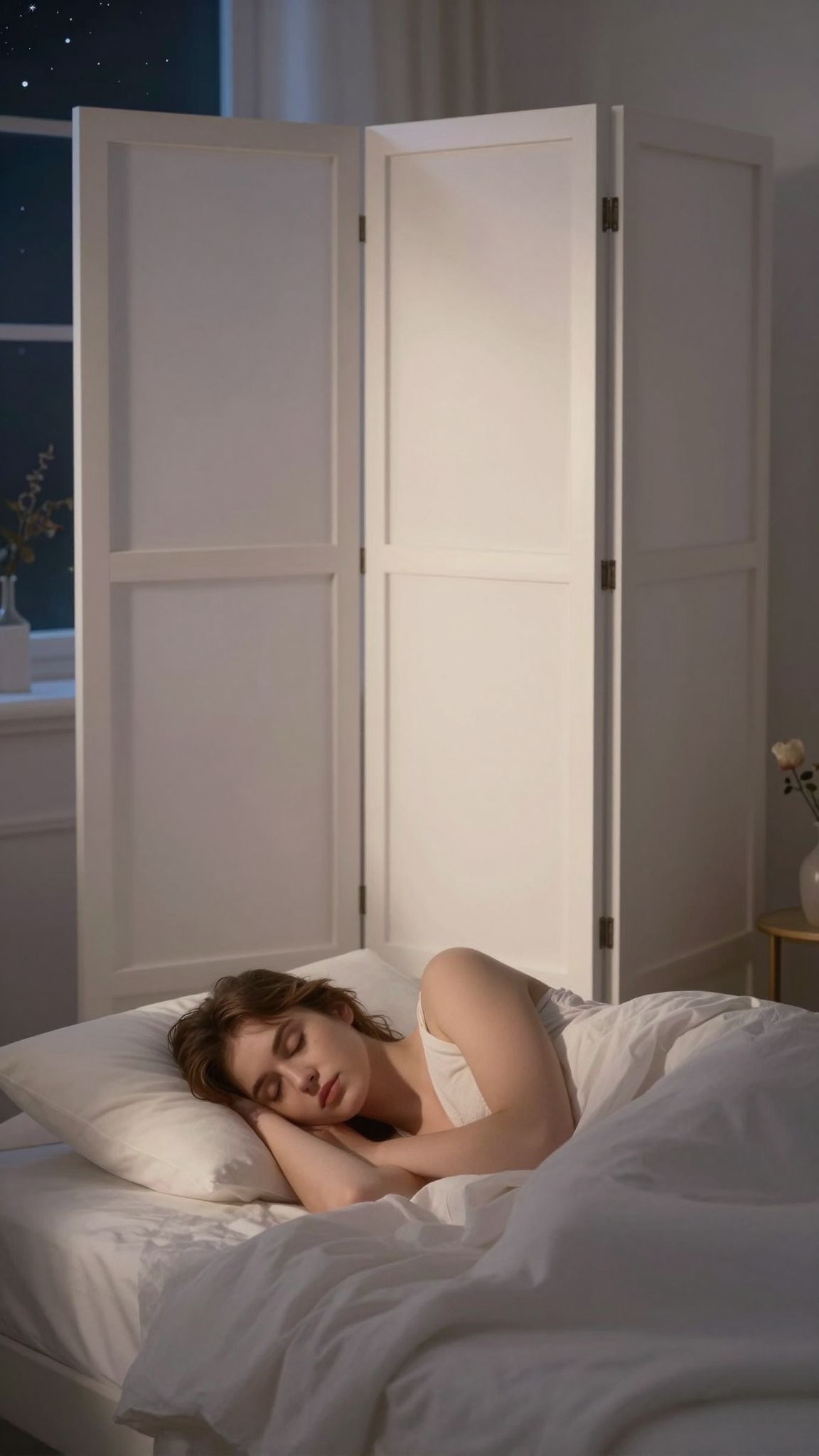 A paraván mögötti hallgatózás álom-képei sötét titkokat és féltve őrzött vágyakat rejtenek, hagyva, hogy az álmok szárnyaljan