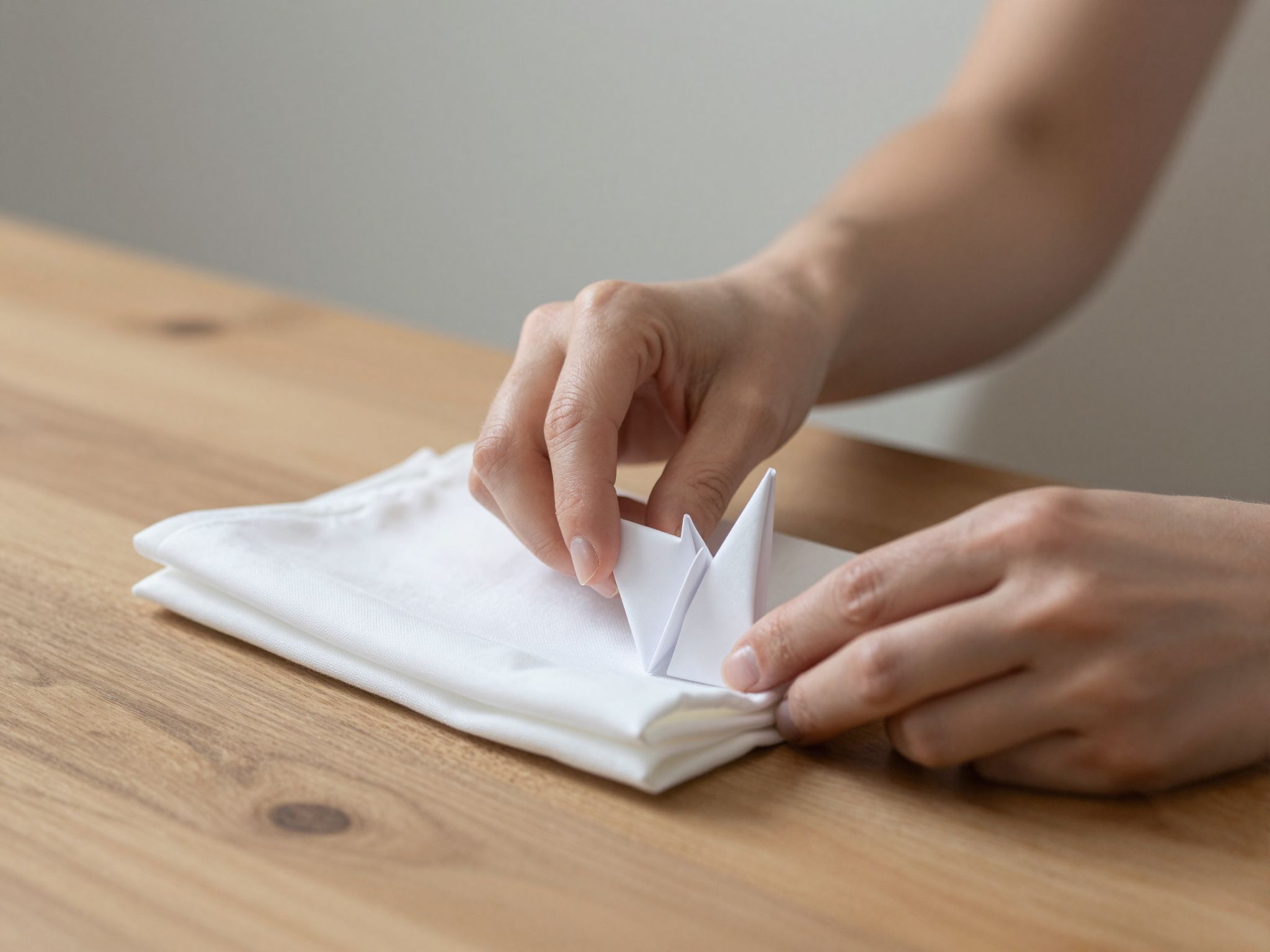 Az álomban szalvétából origamit hajtogatni a rejtett vágyak formálódását és belső harmóniád megteremtését jelzi.