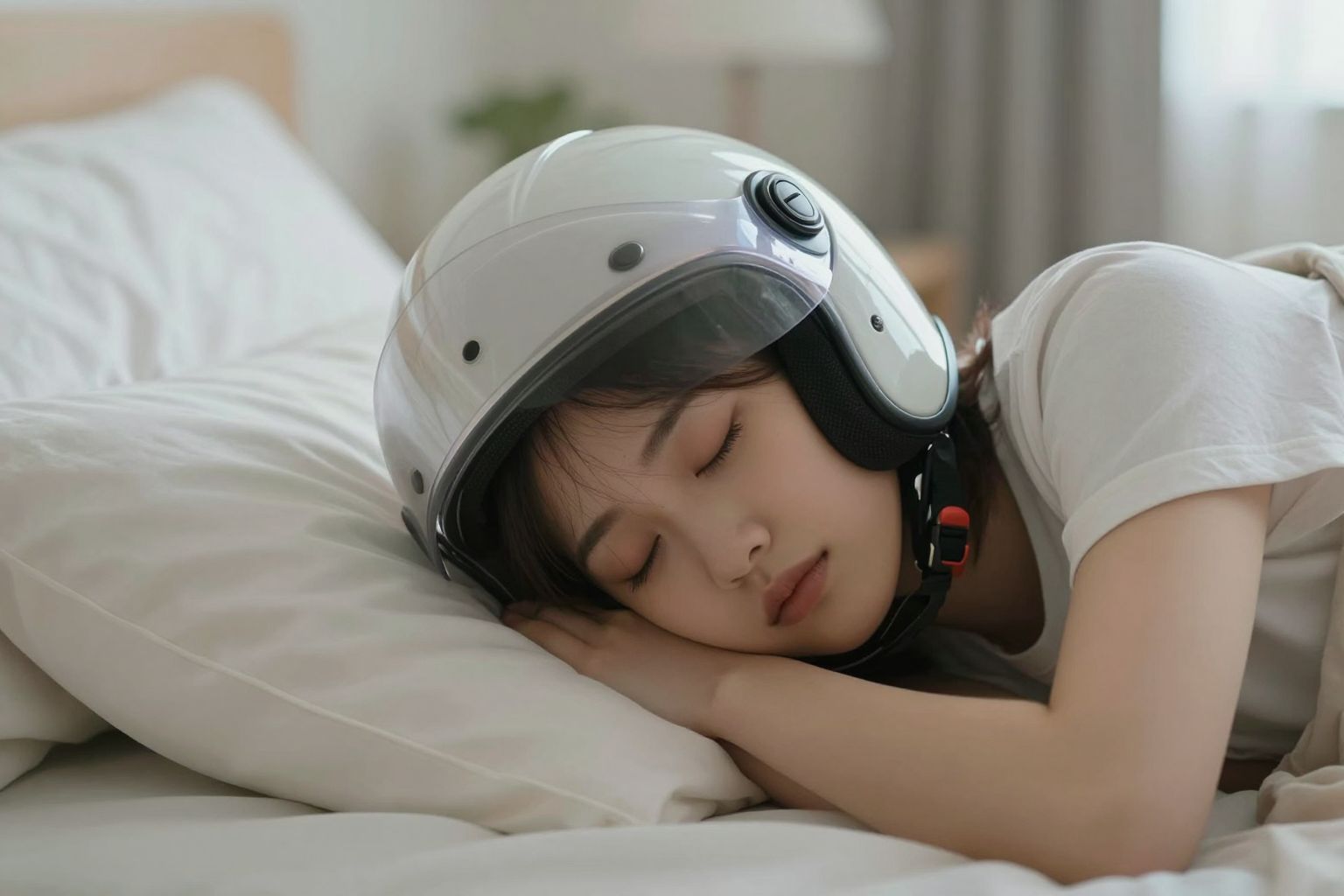 Álmodban a bukósisak viselése a védelem titkos erejét jelzi, mely megóv lélekharcoktól és veszélyektől.