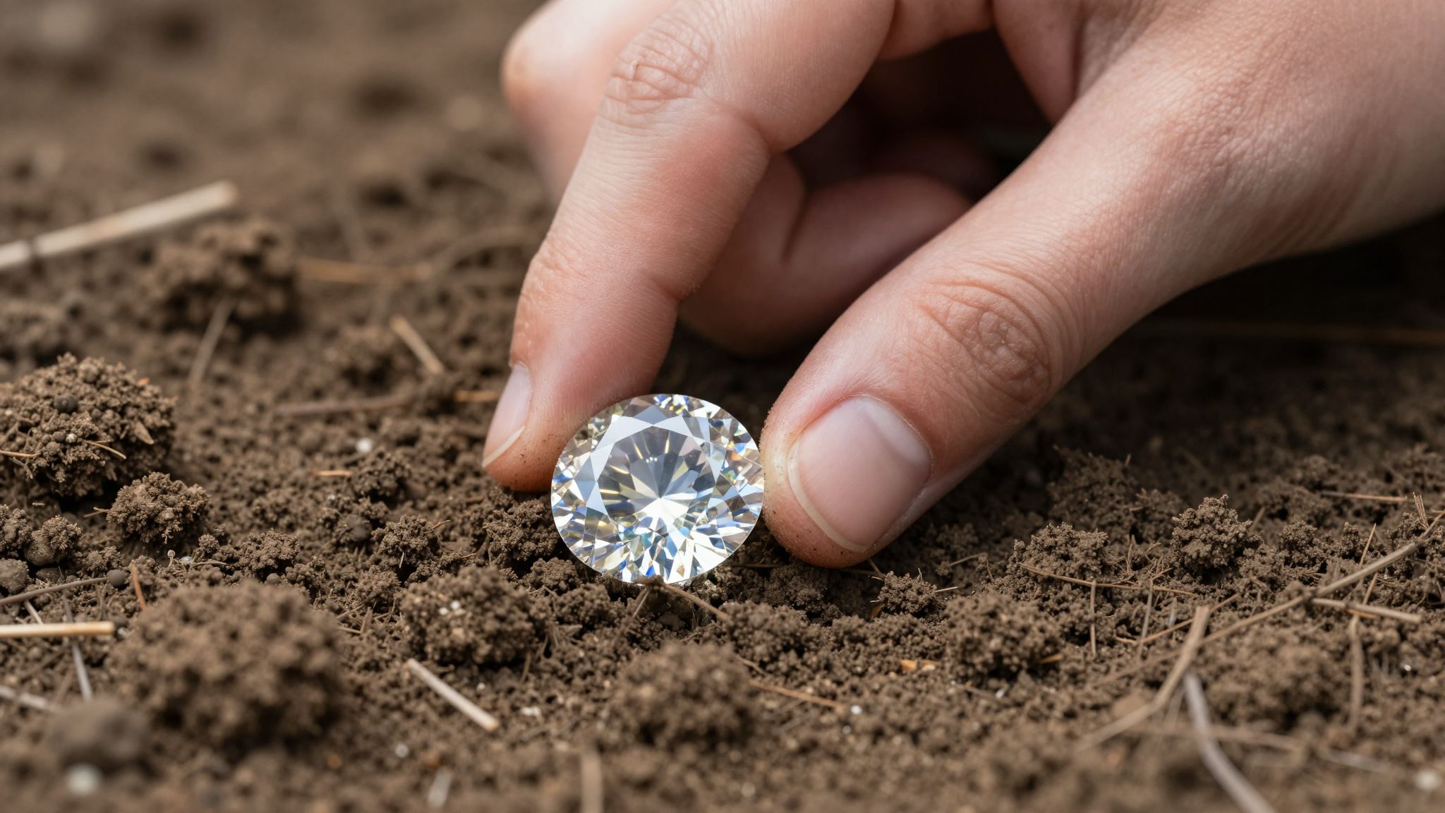 A gyémánt a sárban a lelki kincsek felfedezését jelzi, mely váratlan változást hoz álmaidban.