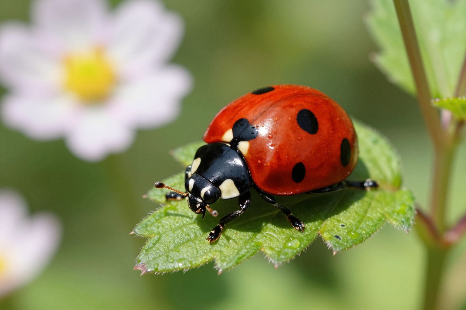 A kertben repülő katicabogár a boldogság és a védelem misztikus hírnöke, reményt hozva álmunkba.