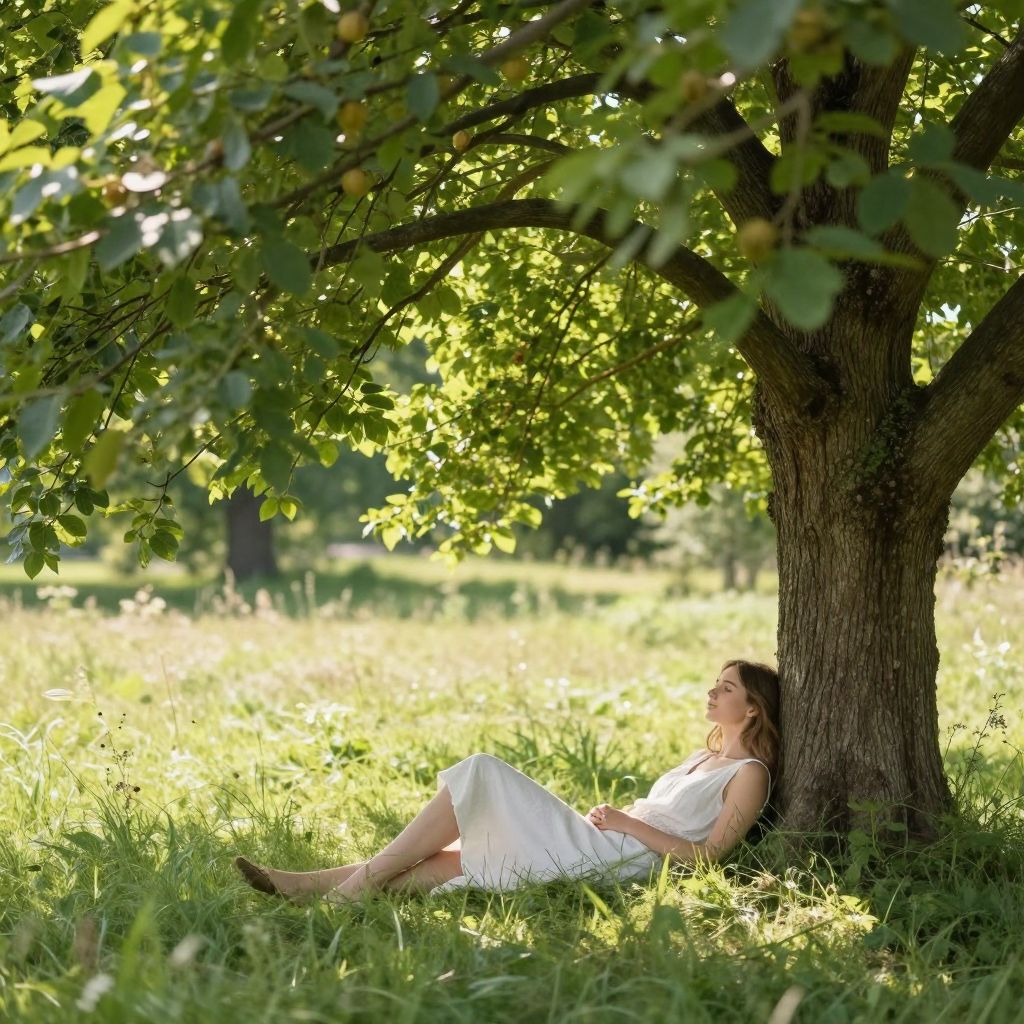 A diófa árnyékában a lélek titkai tárulnak fel, megnyugvás és bölcsesség vár rád álmaid mélyén.