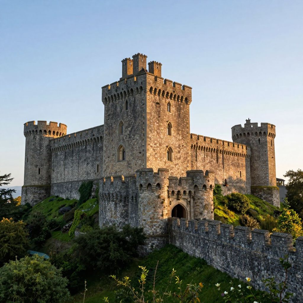 Az álombeli erőd a lélek védelmének szimbóluma, mely misztikus erőt és belső biztonságot jelez.