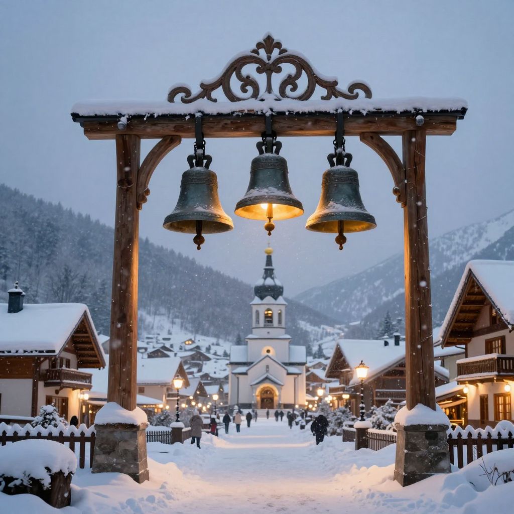 A karácsonyi harangok hangja álmunkban békét és szeretetet hirdet, megnyitva szívünk titkos kapuját.