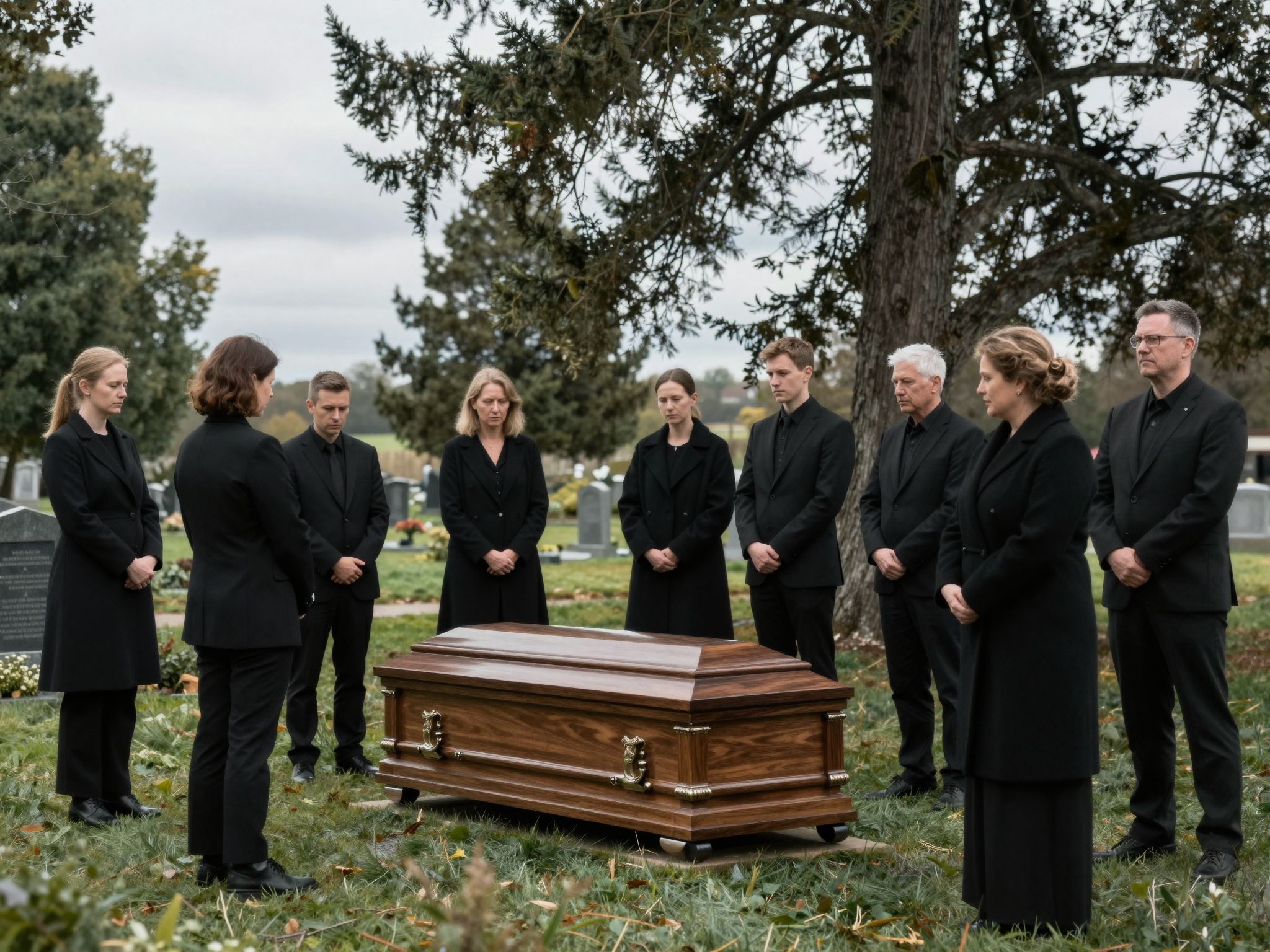 A karmester temetésén való részvétel az élet ciklikusságát jelzi, és új kezdetek hívószava lehet.