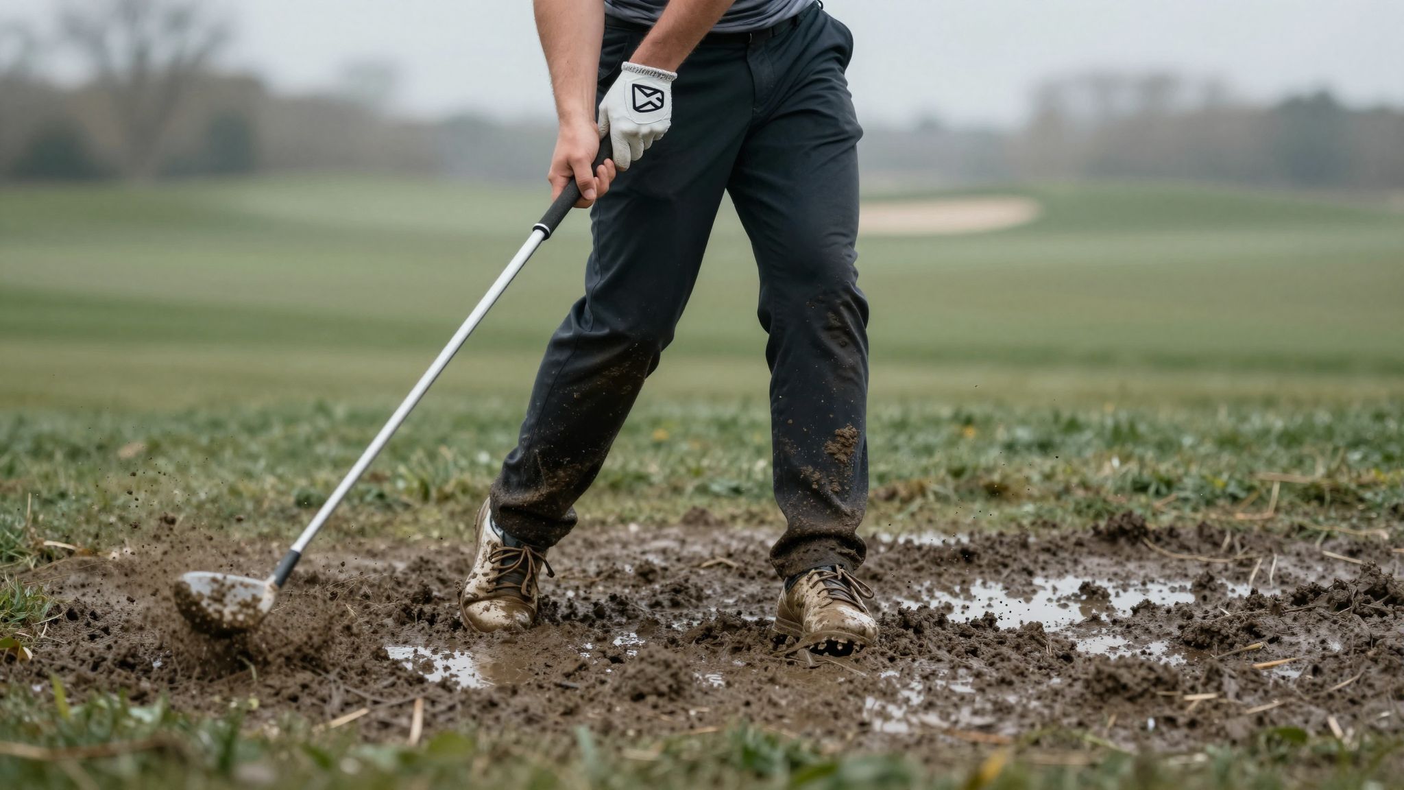 Az álomban a sárba ragadt golfütő a belső küzdelem és a nehézségek leküzdésének titokzatos jelképe.