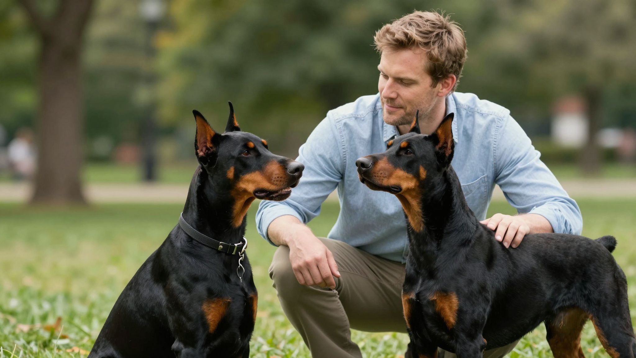 A Dobermann más emberrel álmodni a bizalom és a rejtett szándékok misztikus táncát jelzi az életedben.